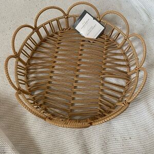 Threshold woven serving basket